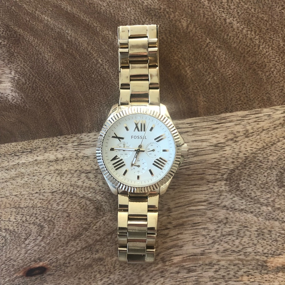 Classic gold watch